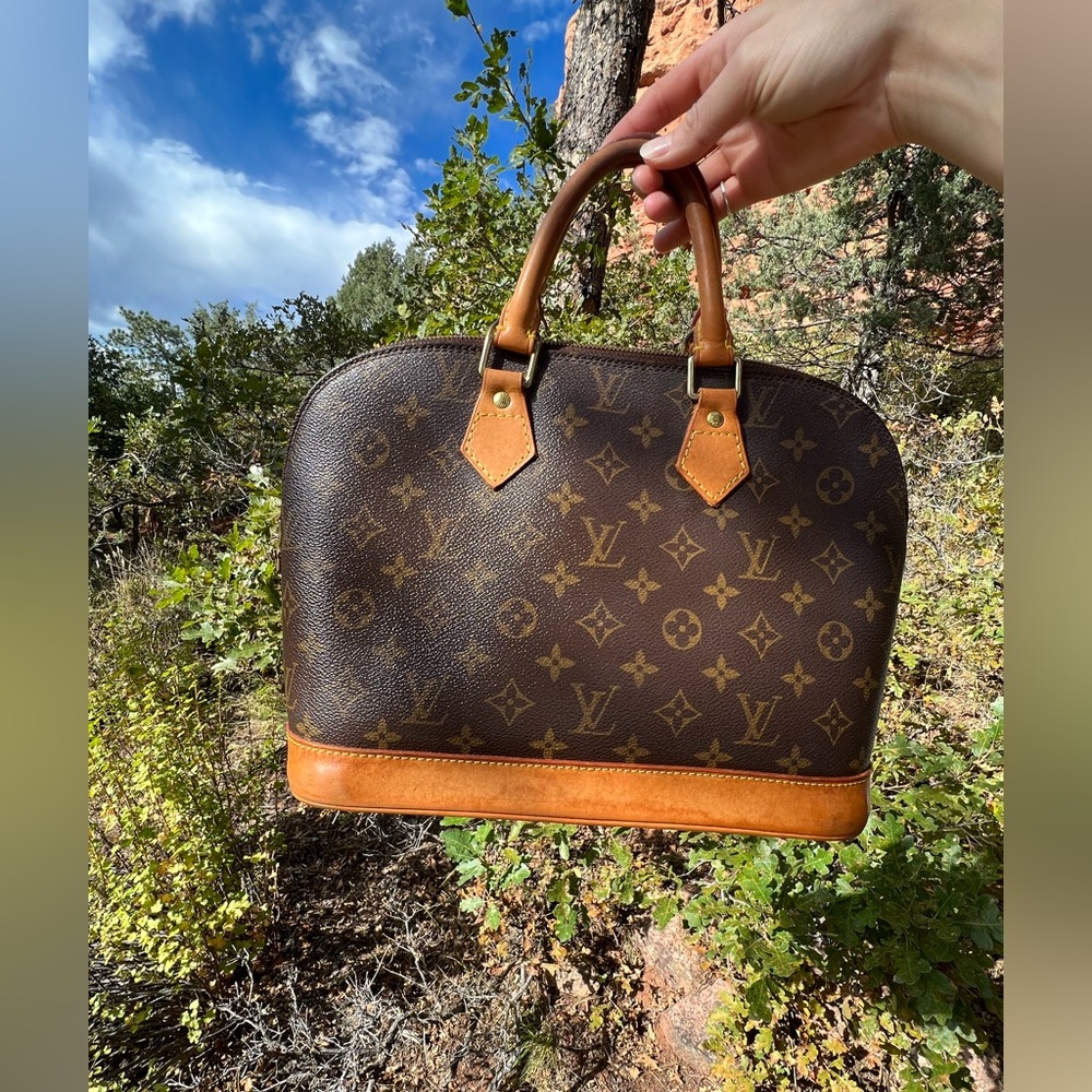 Louis Vuitton Alma PM Handbag Authentic Entrupy LV Vintage